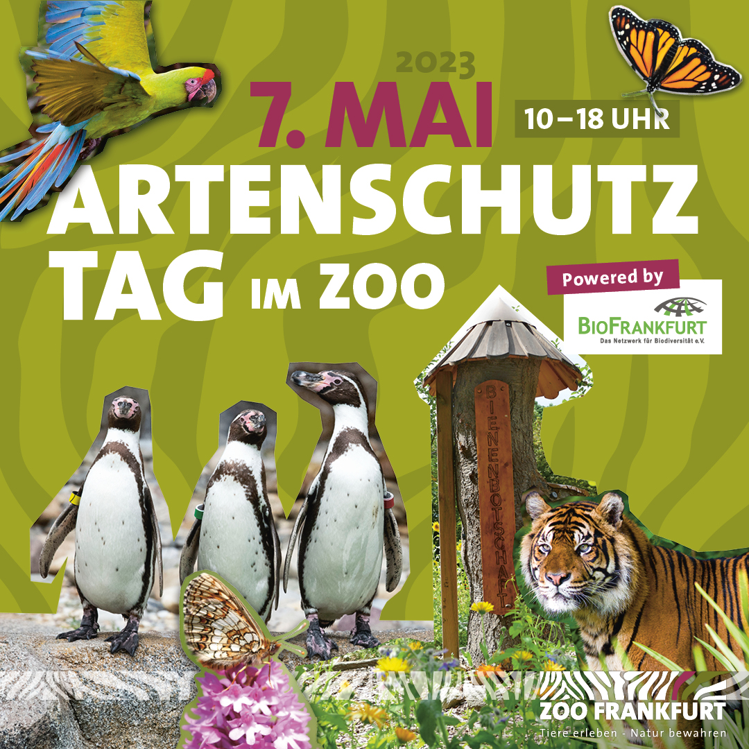Artenschutztag im Zoo Frankfurt am 07.05.2023