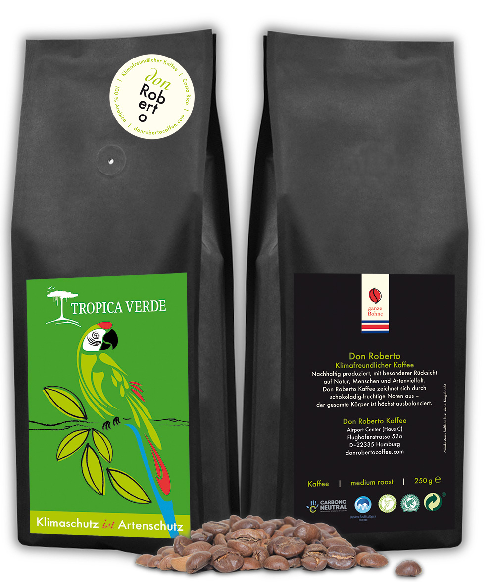 Tropica Verde coffee from Don Roberto  